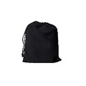 Midnight Black & White - Drawstring Pouch (Small) View2