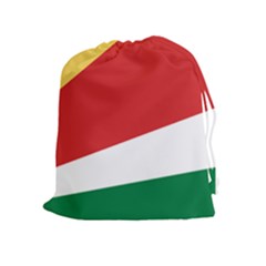 Seychelles Flag Drawstring Pouch (xl) by FlagGallery