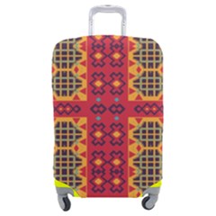 Shapes In Retro Colors2                                                       Luggage Cover (medium) by LalyLauraFLM