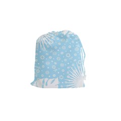 Flower Illustrations Drawstring Pouch (small) by HermanTelo