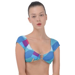Ice Summer Beach Sea Dessert Cap Sleeve Ring Bikini Top by HermanTelo