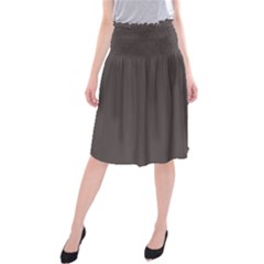 Ash Grey - Midi Beach Skirt by FashionLane