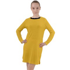 Aspen Gold - Long Sleeve Hoodie Dress by FashionLane