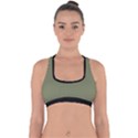 Calliste Green - Cross Back Hipster Bikini Top  View1
