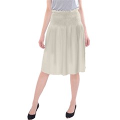 Magnolia White - Midi Beach Skirt by FashionLane