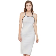 Coconut Milk - Bodycon Cross Back Summer Dress by FashionLane
