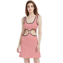 Candlelight Peach - Velvet Cutout Dress by FashionLane