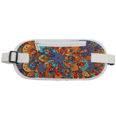 Mandala Pattern 5 Rounded Waist Pouch by designsbymallika