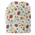 Red Yellow Flower Pattern Drawstring Pouch (3XL) View2