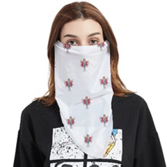 Fairy Girl Drawing Motif Pattern Design Face Covering Bandana (triangle) by dflcprintsclothing