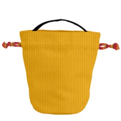 Chinese Yellow - Drawstring Bucket Bag by FashionLane