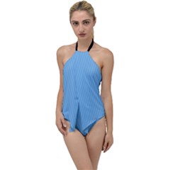 Aero Blue - Go With The Flow One Piece Swimsuit by FashionLane