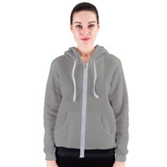 Trout Grey - Women s Zipper Hoodie by FashionLane