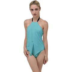 Tiffany Blue - Go With The Flow One Piece Swimsuit by FashionLane