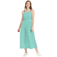 Tiffany Blue - Boho Sleeveless Summer Dress by FashionLane