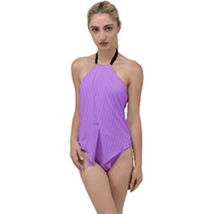 Bright Lilac - Go With The Flow One Piece Swimsuit by FashionLane