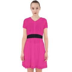 Deep Hot Pink - Adorable In Chiffon Dress by FashionLane
