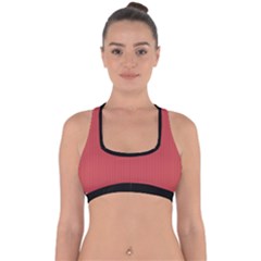 English Vermillion - Cross Back Hipster Bikini Top  by FashionLane