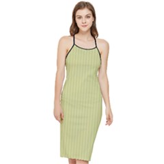 Faded Jade - Bodycon Cross Back Summer Dress by FashionLane
