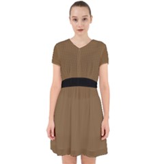 Coyote Brown - Adorable In Chiffon Dress by FashionLane