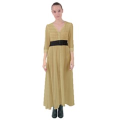 Rich Gold - Button Up Maxi Dress by FashionLane