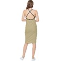 Rich Gold - Bodycon Cross Back Summer Dress View2