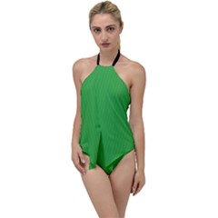 Just Green - Go With The Flow One Piece Swimsuit by FashionLane