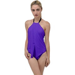 Just Purple - Go With The Flow One Piece Swimsuit by FashionLane