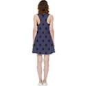 Large Black Polka Dots On Astral Aura - Inside Out Racerback Dress View2