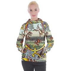 The Illustrated Alphabet - Q - By Larenard Women s Hooded Pullover by LaRenard