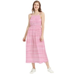 Pink Knitting Boho Sleeveless Summer Dress by goljakoff
