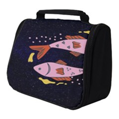 Fish Pisces Astrology Star Zodiac Full Print Travel Pouch (small) by HermanTelo