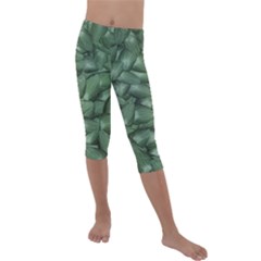Gc (88) Kids  Lightweight Velour Capri Leggings  by GiancarloCesari