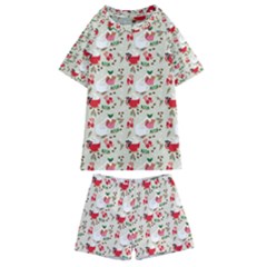 Coffee And Cupcake Kids  Swim Tee And Shorts Set by designsbymallika