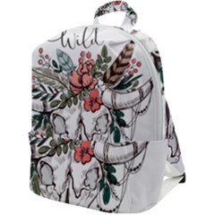 Wild Zip Up Backpack by designsbymallika