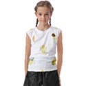 Cute Delicate Seamless Pattern With Little Princesses In Scandinavian Style With Texture Of Natural Kids  Raglan Cap Sleeve Tee View1