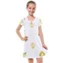 Cute Delicate Seamless Pattern With Little Princesses In Scandinavian Style With Texture Of Natural Kids  Cross Web Dress View1