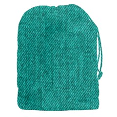 Green Denim Drawstring Pouch (3xl) by ArtsyWishy