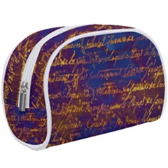 Majestic Purple And Gold Design Make Up Case (large) by ArtsyWishy
