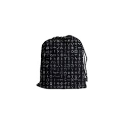 Alchemical Symbols - Collected Inverted Drawstring Pouch (xs) by WetdryvacsLair