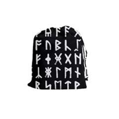 The Anglo Saxon Futhorc Collected Inverted Drawstring Pouch (medium) by WetdryvacsLair