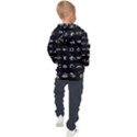 Electrical Symbols Callgraphy Short Run Inverted Kids  Hooded Pullover View2