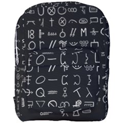 Hobo Signs Collected Inverted Full Print Backpack by WetdryvacsLair