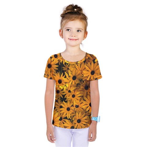 Rudbeckias  Kids  One Piece Tee by Sobalvarro