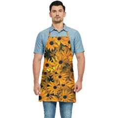 Rudbeckias  Kitchen Apron by Sobalvarro