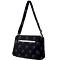 Arfican Head Sculpture Motif Print Pattern Front Pocket Crossbody Bag View2