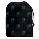 Arfican Head Sculpture Motif Print Pattern Drawstring Pouch (3XL) View1