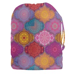 Vintage Love Mandala Drawstring Pouch (3xl) by designsbymallika