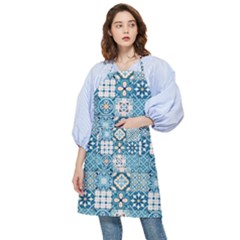 Ceramic Tile Pattern Pocket Apron by designsbymallika
