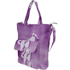 Modul Statue Greek Athlete Vaporwave Shoulder Tote Bag by GrenarLab